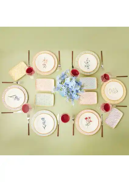 Karaca Botanica Yeni Taş Seramik 18 Parça 6 Kişilik Yemek ve Kahvaltı Takımı İncelemesi