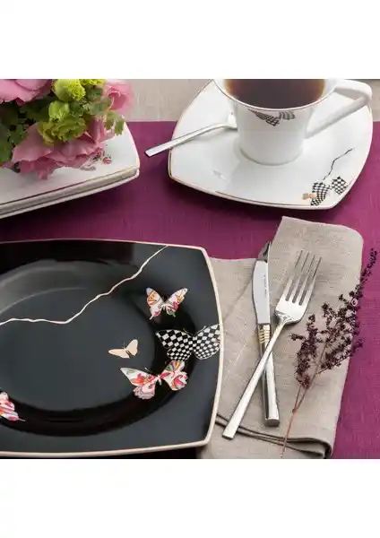 Karaca Fine Pearl Unique 86 Parça 12 Kişilik İnci Porselen Yemek Takımı Özellikleri