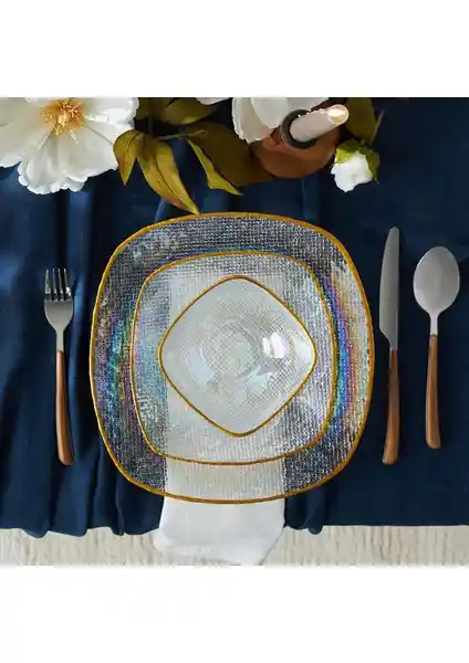 Karaca Goya 18 Parça 6 Kişilik Yemek Takımı Modern ve Şık Tasarımıyla Öne Çıkıyor