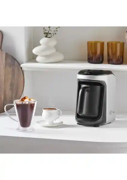 Karaca Hatır Hüps Közde Türk Kahvesi ve Sütlü Kahve Makinesi: Modern Tasarım ve Gelişmiş Özellikler