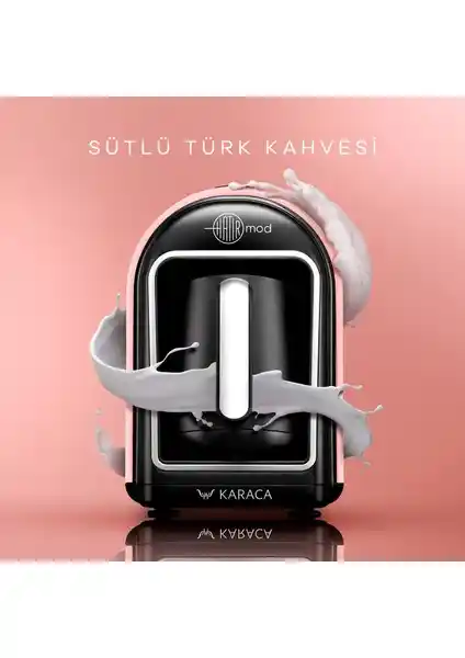 Karaca Hatır Mod Sütlü Türk Kahve Makinesi Pearly Pink: Geleneksel ve Modern Tasarımın Buluşması