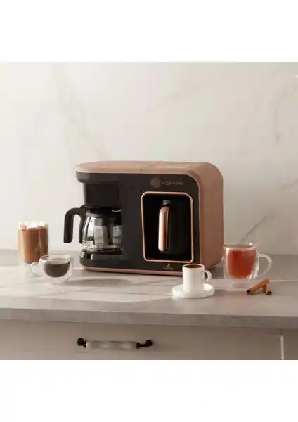 Karaca Hatır Plus Mod 5 In 1 Essential Kahve Makinesi: Çok Fonksiyonlu ve Şık Tasarım