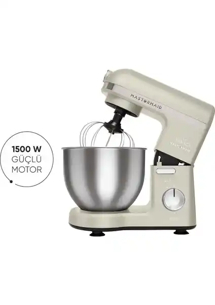 Karaca Mastermaid Chef Stand Mikser 1500W Güçlü Performans ve Çok Yönlü Kullanım