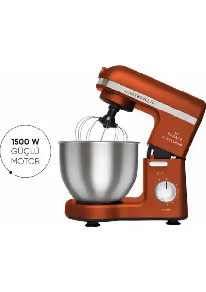 Karaca Mastermaid Chef Stand Mikser 1500W ile Güçlü ve Şık Mutfak Performansı