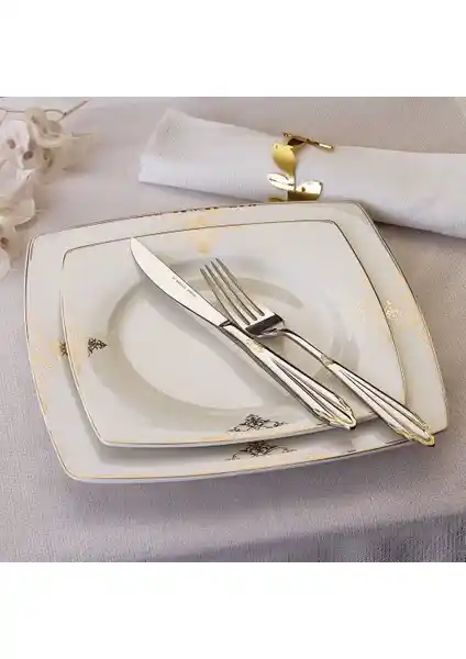 Karaca Melina Fine Cream 60 Parça 12 Kişilik Kare Yemek Takımı Detaylı İnceleme ve Özellikleri