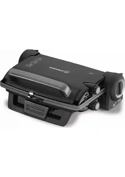 Korkmaz Formula Siyah Gri Granit Tost Makinesi: Dayanıklı ve Pratik Pişirme Cihazı