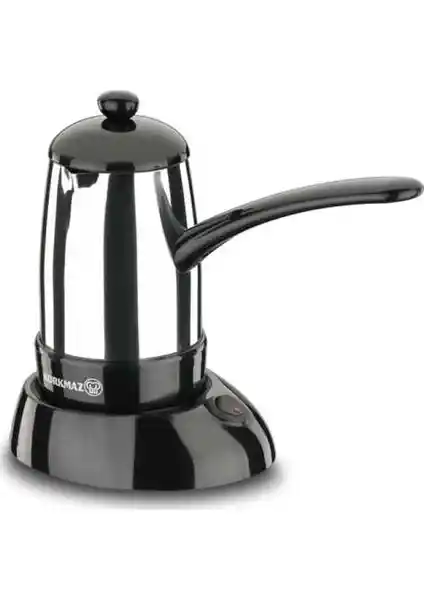 Korkmaz Smart Parlak InoxSiyah Elektrikli Cezve: Estetik ve Fonksiyonellik Bir Arada