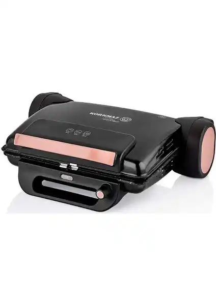 Korkmaz Tostema Siyah Midi Tost Makinesi: Çok Yönlü Pişirme ve Estetik Tasarım