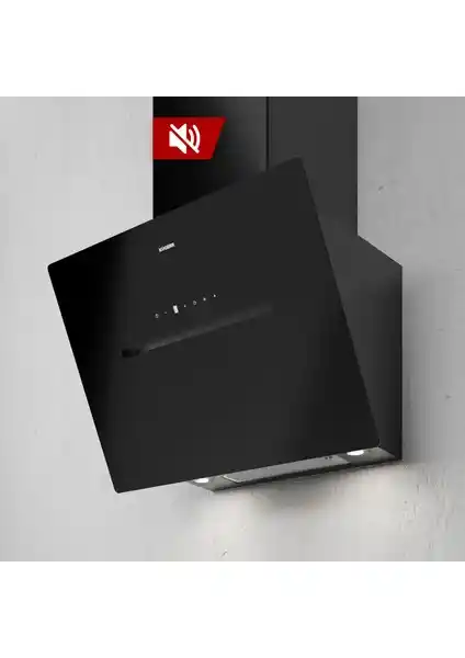 Küggerr D8 90 cm Siyah Sessiz Davlumbaz Modern Mutfaklar İçin Estetik ve Güçlü Performans