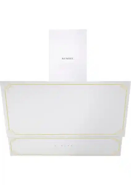 Kumtel DA6-835 Rustik Duvar Tipi Beyaz Cam Davlumbaz Mutfak Dekorasyonunu Tamamlar