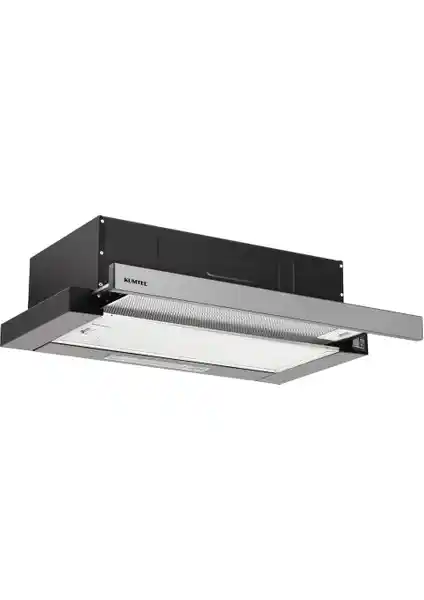 Kumtel DS6-905 Inox Panel Sürgülü Aspiratör Modern Mutfaklar İçin Uygun ve Şık Tasarım