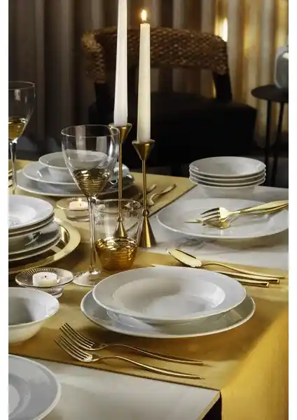 Kütahya Porselen Zümrüt 18 Parça 6 Kişilik Yemek Takımı Estetik ve Fonksiyonellik