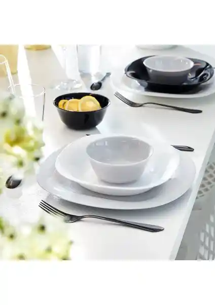 Luminarc Carine Blanc 24 Parça Yemek Takımı Modern ve Dayanıklı Tasarımıyla Şık Sofralar İçin