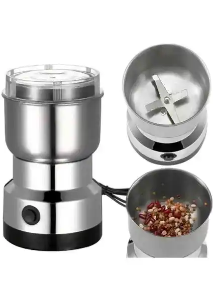 Nima Kahve ve Baharat Öğütücü 4 Bıçaklı, Dayanıklı ve Kullanımı Kolay Mutfak Aleti