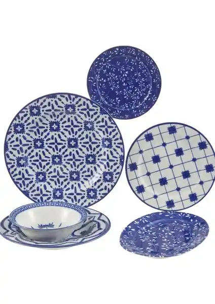 Porland Ege 6 Kişilik Yemek Takımı 32 Parça Porselen Dayanıklı ve Estetik Set