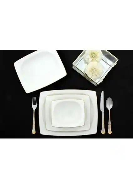 Porland Riva Altın Yalız 24 Parça 6 Kişilik Porselen Yemek Takımı Ürün İncelemesi ve Özellikleri