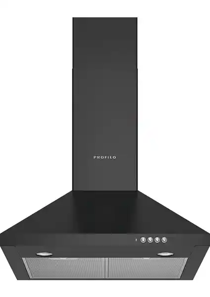 Profilo DVP6C460 Siyah Duvar Tipi Davlumbaz: Modern ve Enerji Verimli Mutfak Çözümü