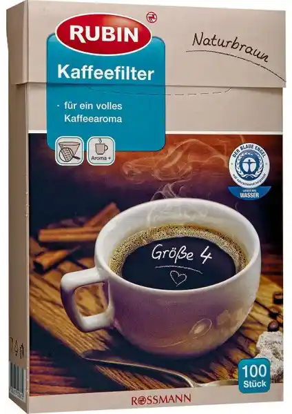 Rubin Büyük Boy Kahve Filtresi Doğal ve Çevre Dostu Kahve Keyfi için En İyi Seçenek