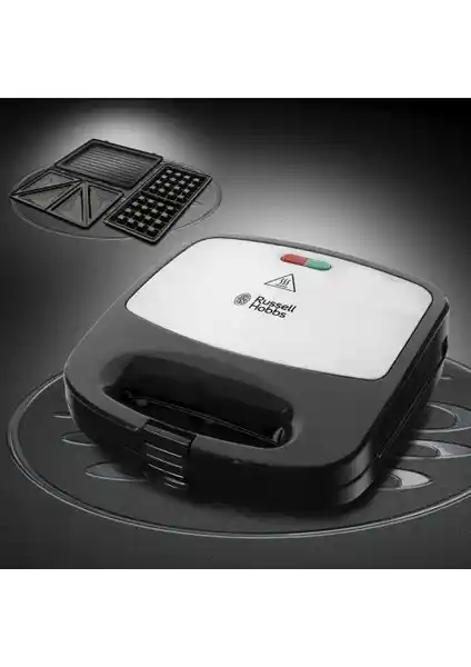 Russell Hobbs Fiesta 3'ü 1 Arada Deep Fill Tost Makinesi: Çok Yönlü ve Kullanışlı Mutfağınız İçin
