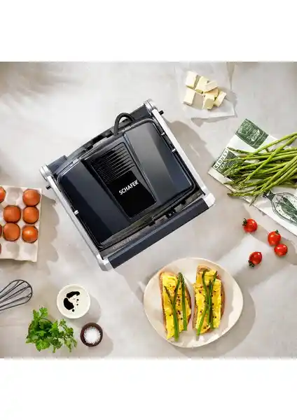 Schafer Grill Haus Siyah Tost Makinesi: Yüksek Performans ve Estetikle Mutfakta Yenilik