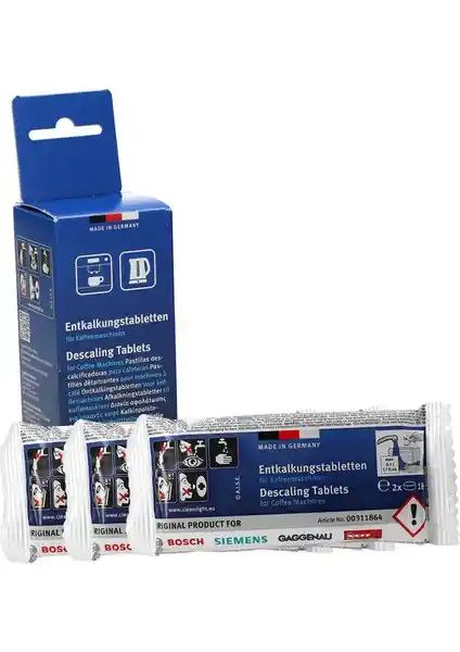 Siemens Kahve Makinesi İçin Kireç Temizleme Tableti Ürün Özellikleri ve Kullanım Rehberi