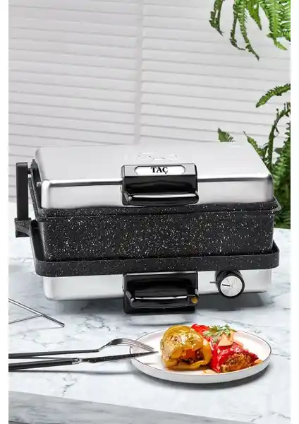 Taç Tost ve Lahmacun Makinası Tepsili: Pratik ve Dayanıklı Mutfak Pişirme Çözümü