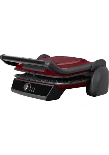 Vestel Retro T7000 Bordo Renkli Tost ve Izgara Makinesi Günlük Kullanım İçin Uygun