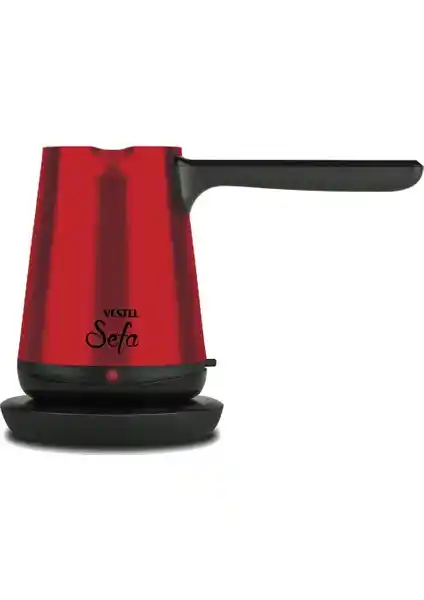 Vestel Sefa Kırmızı İnox Türk Kahvesi Makinesi: Estetik ve İşlevsellikle Kahve Keyfi