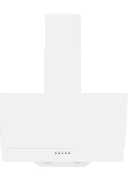 Vorne D004 Beyaz Yatık Cam Davlumbaz: Şık ve Güçlü Mutfak Havalandırma Çözümü