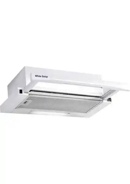 White Daisy Çift Motorlu Beyaz Aspiratör - Modern ve Güçlü Mutfak Hava Temizleme Çözümü