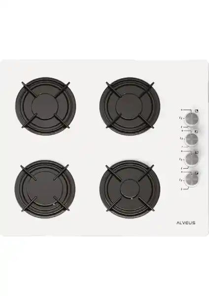 Alveus GLS 640 Beyaz Ankastre Gazlı Ocak: Modern ve Güvenli Mutfak İçin Uygun Çözüm