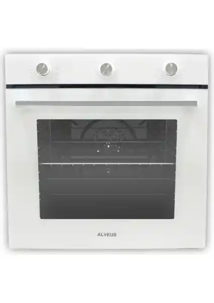 Alveus Mfa 614 Tımerli Beyaz Ankastre Fırın: Geniş İç Hacim ve Modern Tasarım Özellikleri
