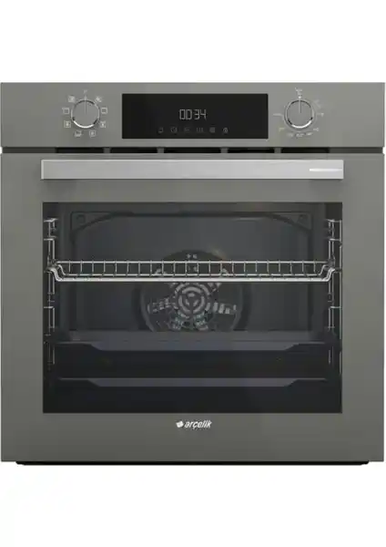 Arçelik Afc 340 G Gri Ankastre Fırın: Modern Tasarım ve Gelişmiş Pişirme Özellikleri