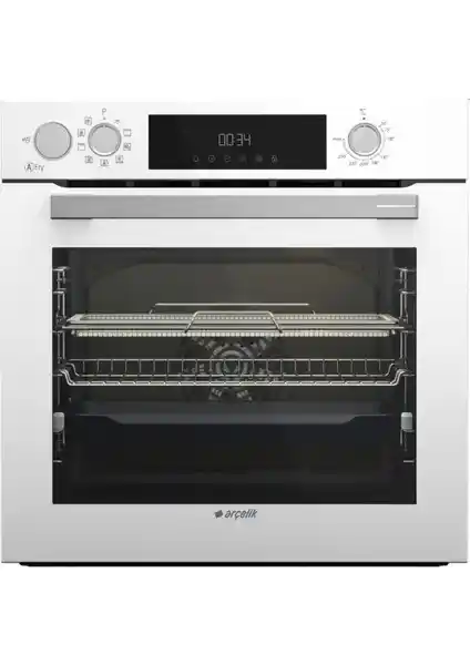 Arçelik Afc 361 B Fibona Serisi A Fry Ankastre Fırın: Geniş Hacim ve Çok Fonksiyonlu Modern Tasarım