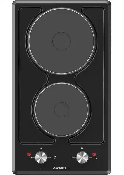 Arnell 2'li Elektrikli Ankastre Emaye Ocak: Modern ve Güvenli Mutfak İçin Tasarım