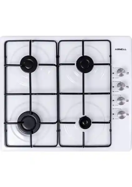 Arnell 4 Gözlü Gazlı Emaye Ocak Beyaz: Dayanıklı ve Güvenli Mutfak Aksesuarı