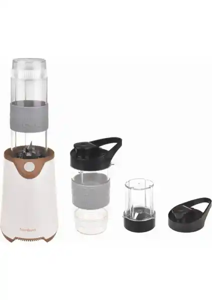 Bambum Sporty 600 Watt Sürahi Blender Krem renkli kompakt ve kullanışlı tasarım