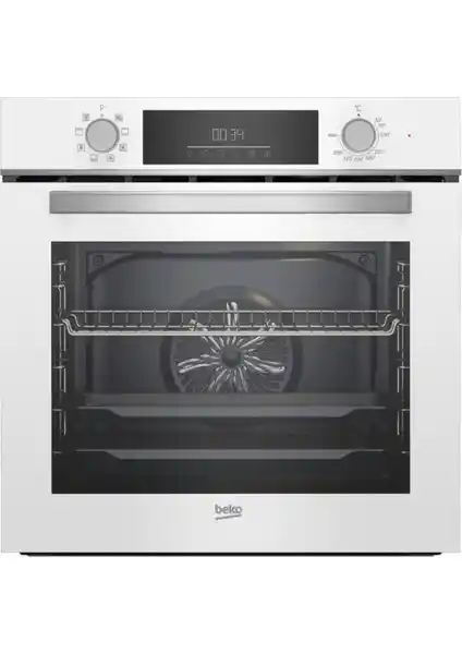 Beko BFC 430 B Beyaz Ankastre Fırın: Geniş İç Hacim ve Çok Fonksiyonlu Pişirme Özellikleri