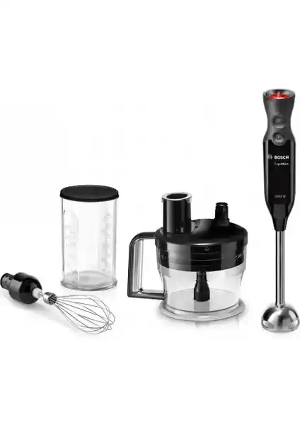 Bosch MS62B6190 Ergomixx 1000W Paslanmaz Çelik Blender Seti: Güçlü ve Ergonomik Mutfak Aleti