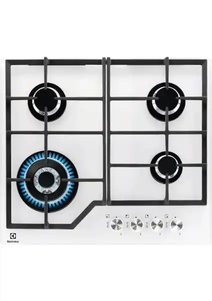 Electrolux KGG64362W Beyaz Cam Ankastre Gazlı Ocak Modern Mutfaklar İçin Uygun ve Güvenilir