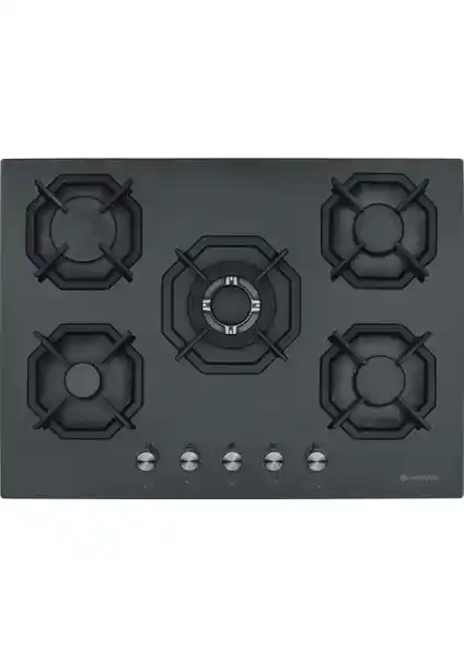 Eminçelik Ec-Ah 2250 Bw Bg70 Siyah Ankastre Ocak Modern ve Güçlü Tasarım