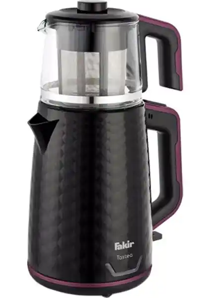 Fakir Tastea Siyah Violet Çay Makinası Modern Tasarım ve Güçlü Performans