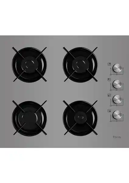 Ferre 2240 Gri Emaye Setüstü Cam Ocak: Modern ve Güvenli Mutfak Çözümü