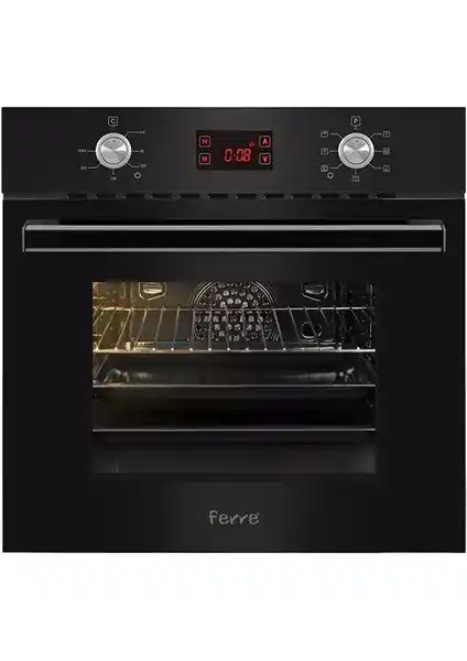 Ferre 8002 Siyah Ankastre Fırın – Gelişmiş Teknoloji ve Şık Tasarım Bir Arada