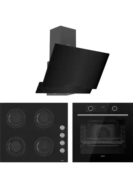 Ferre Fryart CS Serisi Siyah Ankastre Set: Modern Mutfaklar İçin Fonksiyonel ve Şık Çözüm