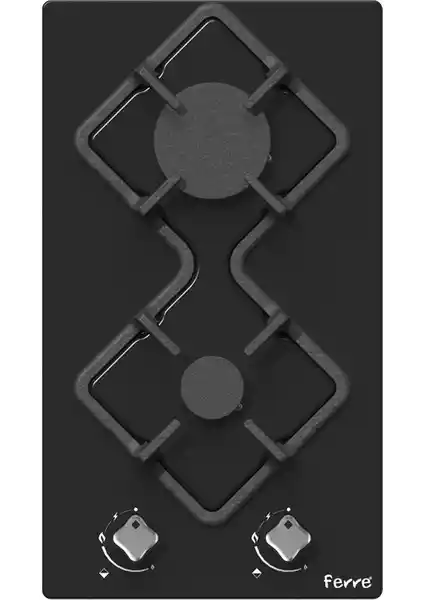 Ferre KA001 Karad Ankastre Siyah Cam Ocak Modern Mutfaklar İçin Güvenli ve Şık Tasarım