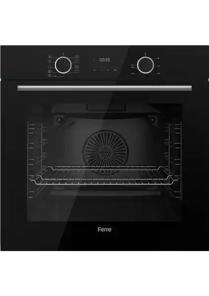 Ferre XE63CS Fryart Siyah Ankastre Fırın Gelişmiş Özellikleri ve Modern Tasarımıyla Mutfaklara Şıklık Katar