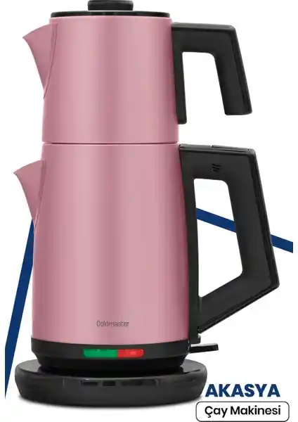 Goldmaster Akasya Sedef Pembe XL Çay Makinesi ve Su Isıtıcısı Detaylı Tanıtımı