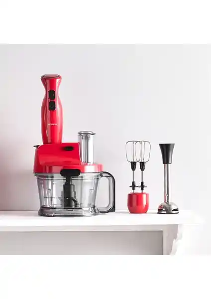 Karaca 1000 W Cranberry Mutfak Robotu: Çok Fonksiyonlu ve Şık Tasarım Özellikleri