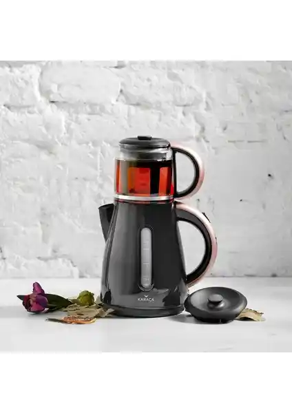 Karaca 1500 W Rosegold Çay Makinesi ve Kettle: Şık Tasarım ve Fonksiyonellik